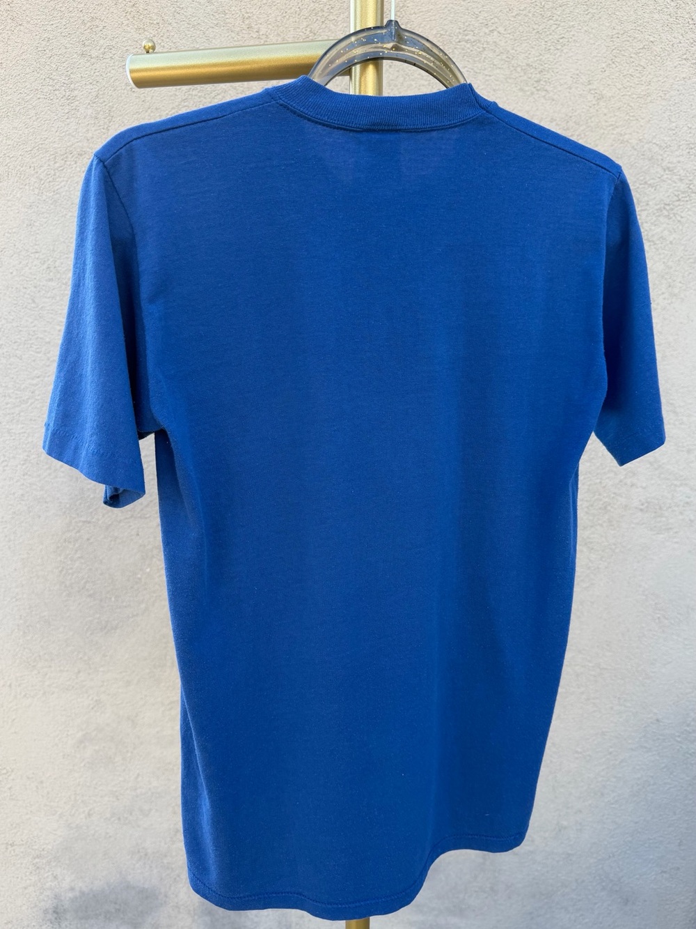 Vintage 90s Jerzees Otter Blue Graphic T-Shirt Y2K Retro Nature Animal Wildlife - Picture 6 of 8